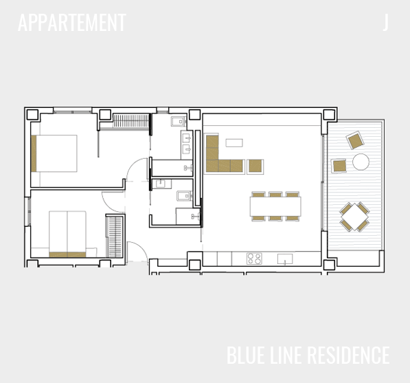 Blue Line Residence app J fase II
